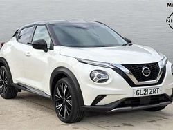 White Used 2021 Nissan Juke Tekna+ SUV | £14,050 (Fair price)
