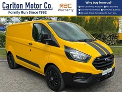 Yellow Used 2021 Ford Transit Custom S Van | £9,950 (Fair price)