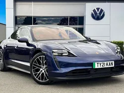 Blue Used 2021 Porsche Taycan Performance Package Sedan | £45,990 (Good price)