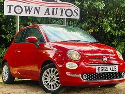 Red Used 2015 Fiat 500 Lounge Hatchback | £5,190