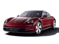 Cherry metallic Used 2020 Porsche Taycan 4S Sedan | £49,990