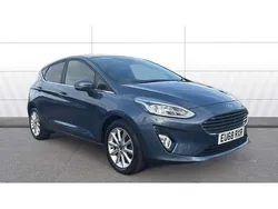 Blue Used 2018 Ford Fiesta Titanium Hatchback | £10,136 (Fair price)