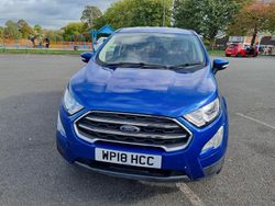 Blue Used 2018 Ford Ecosport Zetec SUV | £7,650 (Good price)
