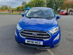 Blue Used 2018 Ford Ecosport Zetec SUV | £7,650 (Good price)