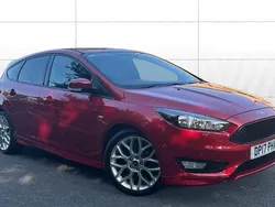 Red Used 2017 Ford Focus ST-Line Hatchback | £10,340 (Fair price)