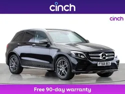 Black Used 2018 Mercedes GLC250 AMG Line Premium SUV | £21,499 (Fair price)