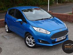 Blue Used 2016 Ford Fiesta Zetec Hatchback | £7,495 (A bit pricey)