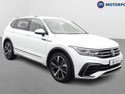 White Used 2024 VW Tiguan Allspace R-line SUV | £35,299 (Fair price)