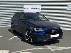 Navarra blue metallic Used 2020 Audi Q7 Black Edition SUV | £37,290 (Fair price)
