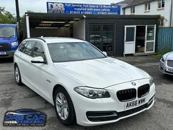 White Used 2017 BMW 525 Estate | £16,499