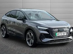 Grey Used 2024 Audi Q4 e-tron Black Edition SUV | £36,695 (Super price)