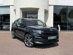 Black magic pearl effect Used 2022 Skoda Kodiaq SportLine SUV | £26,990 (Fair price)