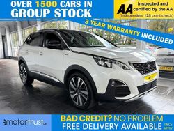 White Used 2018 Peugeot 3008 GT-line SUV | £12,300 (Fair price)