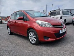 Red Used 2013 Toyota Yaris Hatchback | £4,995 (Good price)