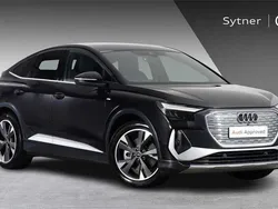 Black Used 2024 Audi Q4 Sportback e-tron S-Line SUV | £37,750