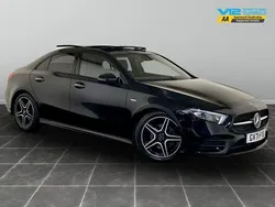 Black Used 2022 Mercedes A200 AMG line Sedan | £22,995 (Fair price)