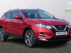 Red Used 2017 Nissan Qashqai N-Connecta SUV | £13,699 (Good price)