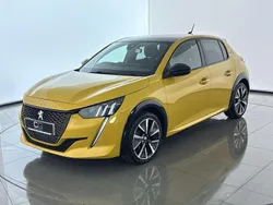 Yellow Used 2022 Peugeot e-208 Premium Hatchback | £12,690 (Fair price)