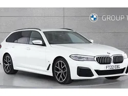 Alpine white Used 2022 BMW 520 M Sport | £29,250 (Good price)