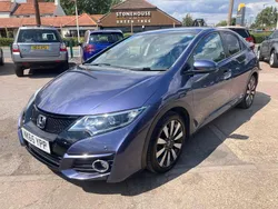 Blue Used 2015 Honda Civic SR Hatchback | £7,995 (Fair price)