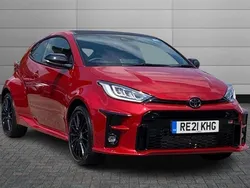 Scarlet flare Used 2021 Toyota Yaris Hatchback | £29,595 (Fair price)