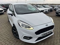 White Used 2018 Ford Fiesta ST-Line X Hatchback | £7,699 (Fair price)