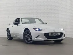 Silver Used 2018 Mazda MX5 Inclusive Cabriolet | £16,498 (Fair price)