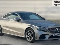 Silver Used 2021 Mercedes C200 AMG line Coupe | £23,332 (A bit pricey)