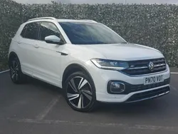 White Used 2020 VW T-Cross R-line SUV | £16,998 (A bit pricey)