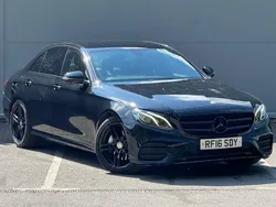 Black Used 2016 Mercedes E220 AMG line Sedan | £11,795 (Fair price)