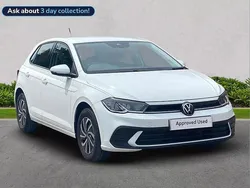 White Used 2023 VW Polo Life Hatchback | £16,315 (Fair price)