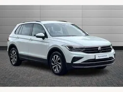 Pure white Used 2022 VW Tiguan Active SUV | £22,495 (Fair price)