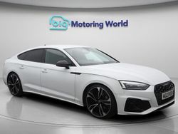 White Used 2023 Audi A5 Sportback Black Edition Hatchback | £30,000 (Fair price)