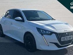 White Used 2020 Peugeot 208 Allure Premium Hatchback | £10,873 (Fair price)