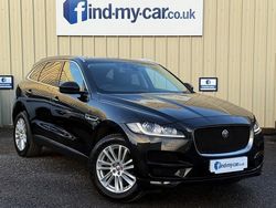 Black Used 2017 Jaguar F-Pace Portfolio SUV | £14,749 (Fair price)