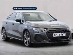 Grey Used 2024 Audi A3 Black Edition Sedan | £31,535 (Expensive)