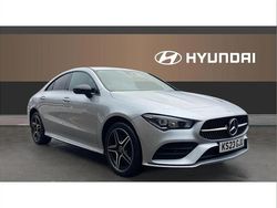 Silver Used 2023 Mercedes CLA250e AMG Line Premium Sedan | £23,384 (Fair price)