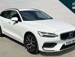 White Used 2020 Volvo V60 Momentum Estate | £18,093 (Fair price)