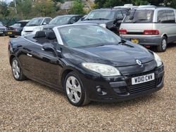 Black Used 2010 Renault Mégane Cabriolet Dynamique Cabriolet | £1,995