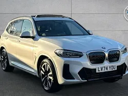 White Used 2024 BMW iX3 M Sport SUV | £43,242 (Expensive)