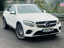 White Used 2017 Mercedes GLC220 AMG line Coupe | £19,275 (Fair price)