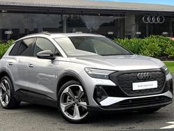 Silver Used 2024 Audi Q4 e-tron Black Edition SUV | £34,950 (Good price)
