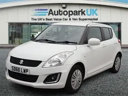 White Used 2016 Suzuki Swift Hatchback | £7,595 (Fair price)