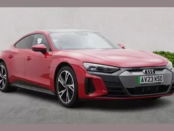 Red Used 2023 Audi e-tron GT quattro Comfort Sedan | £47,542 (Super price)