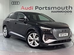 Black Used 2022 Audi Q4 e-tron S-Line SUV | £29,790