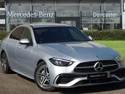 Silver Used 2024 Mercedes C200 AMG line Sedan | £30,750 (Fair price)
