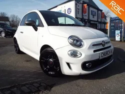 White Used 2016 Fiat 500 S Hatchback | £6,595 (Fair price)