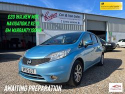 Blue Used 2015 Nissan Note Acenta Premium MPV | £3,750 (Fair price)