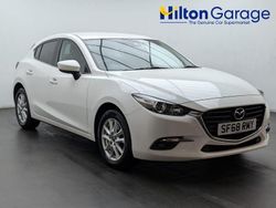 White Used 2018 Mazda 3 Hatchback | £10,850 (Fair price)