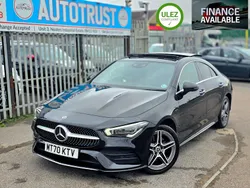 Black Used 2020 Mercedes CLA250e AMG Line Premium Plus Sedan | £17,995 (A bit pricey)